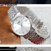 瑞士天梭手表经典系列 超薄 石英表 男表 T52.1.481.318