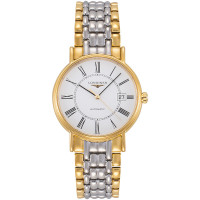 浪琴Longines 瑰丽系列 间金钢带机械男表 男士手表L4.921.2.11.7 38.5mm