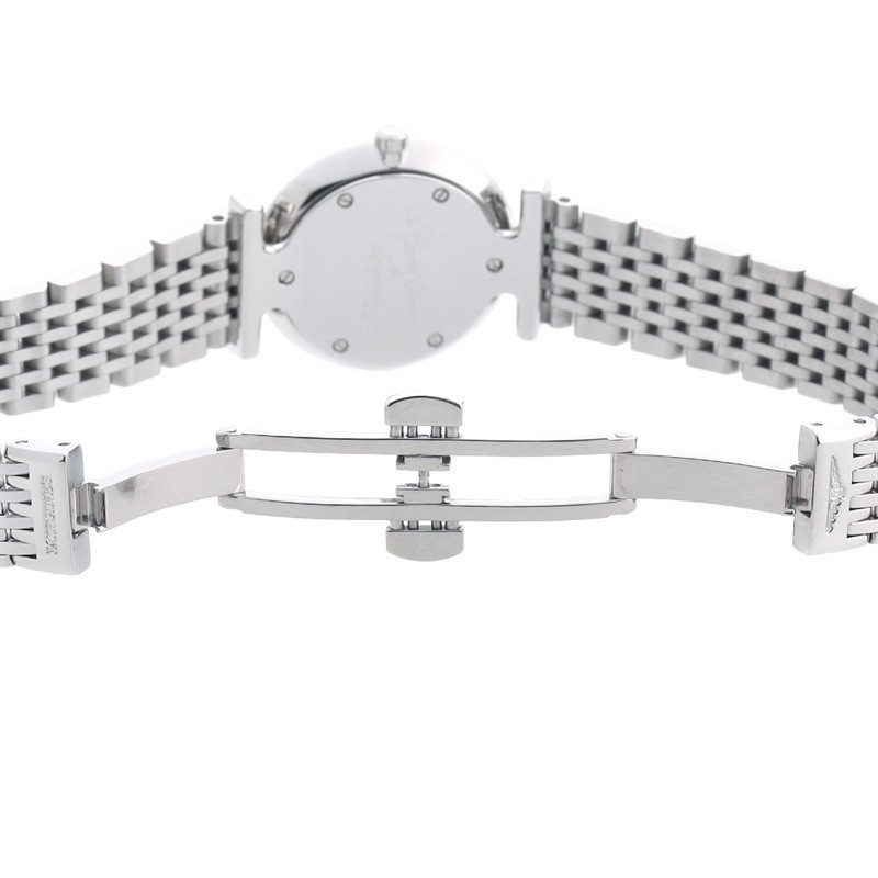 浪琴(Longines)手表 嘉岚系列时尚女表 时尚钢带镶钻石英女表优雅女士手表