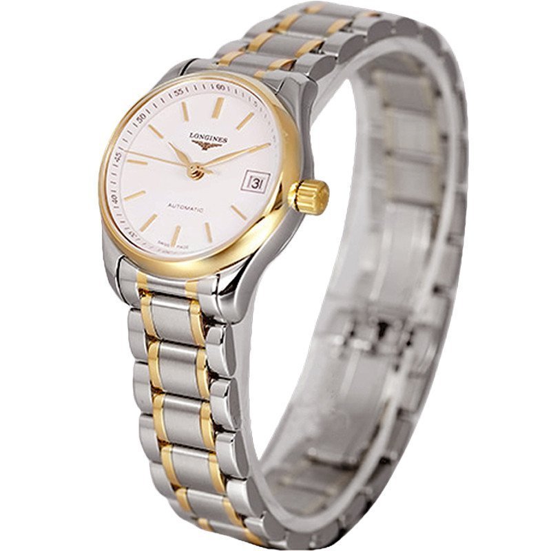 浪琴(longines)手表 名匠系列机械情侣表女表l2.128.5.12.7 女表