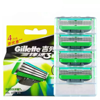 吉列(GILLETTE) 锋速3敏锐刀片4刀头