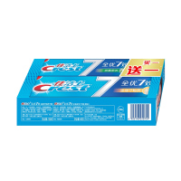 佳洁士(Crest)全优7效强健牙釉质牙膏180克+茶香深洁牙膏90克