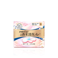 护舒宝新品气垫迷你卫生巾护垫奢柔棉超薄日用姨妈巾180mm12片