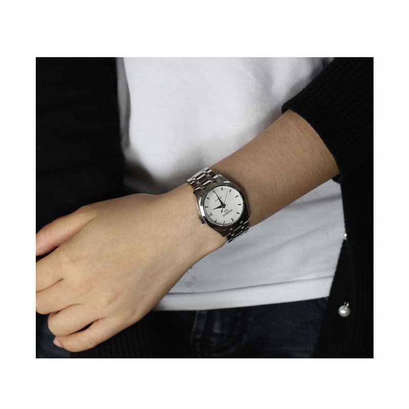 天梭TISSOT库图系列商务机械情侣对表T035.407.11.031.00 T035.207.11.011.00