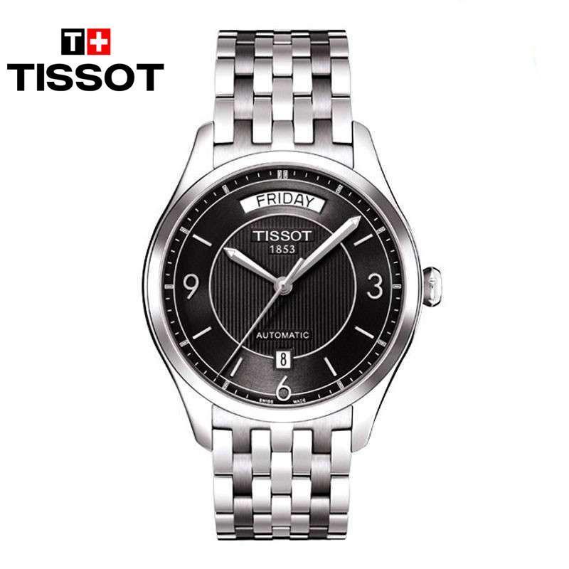 天梭(TISSOT) 唯意系列黑盘男表T038.430.11.057.00