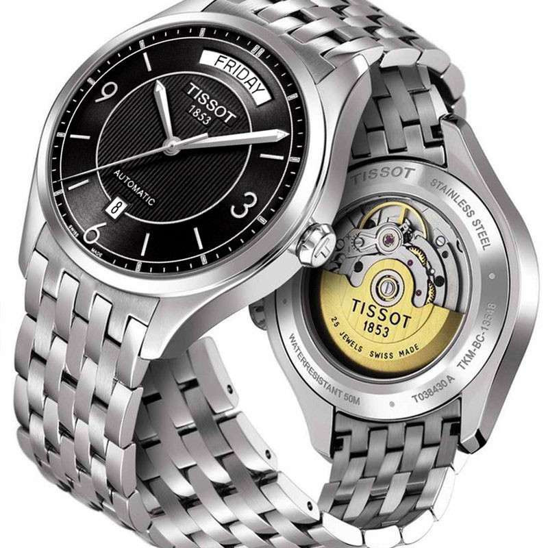 天梭(TISSOT) 唯意系列黑盘男表T038.430.11.057.00