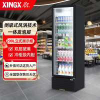 星星(XINGX)299升升立式单门商用冷藏冰箱展示柜 超市饮料啤酒保鲜冷柜 茶叶冷饮陈列冷柜LSC-310YPE