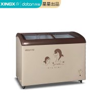 星星出品东宝(DOBON)329升 冷冻冷藏低温雪糕圆弧冷柜 超市便利店商用保鲜柜节能保鲜冰柜SD/SC-329YE