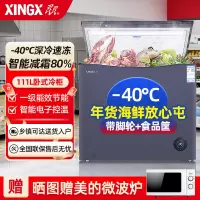 星星(XINGX) 111升家用冷柜冷藏冷冻转换柜商用保鲜柜 -40℃深冷冰柜微霜系统 BD/BC-111KDV