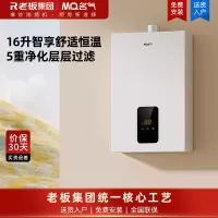 名气家用燃气热水器天然气16升强排式变频智能水气双调母婴级恒温微焰控温多重安防R5A31-16