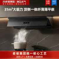 名气(MQ)[重磅新品星河F20]顶侧一体欧式31m³大吸力抽吸油烟机 超薄平嵌变频家用 A396-F20