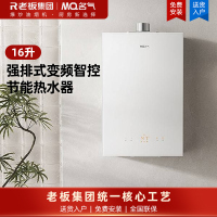 名气(MQ)燃气热水器天然气16L强排式变频智控水汽双调母婴级水伺服恒温家用多重安防R5A31-16节能速热