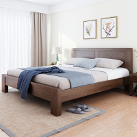 米莱克 床 实木床北欧卧室床双人床简约现代床大床婚床