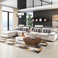 米莱克 沙发 简约现代布艺沙发北欧可拆洗贵妃沙发组合小户型客厅家具
