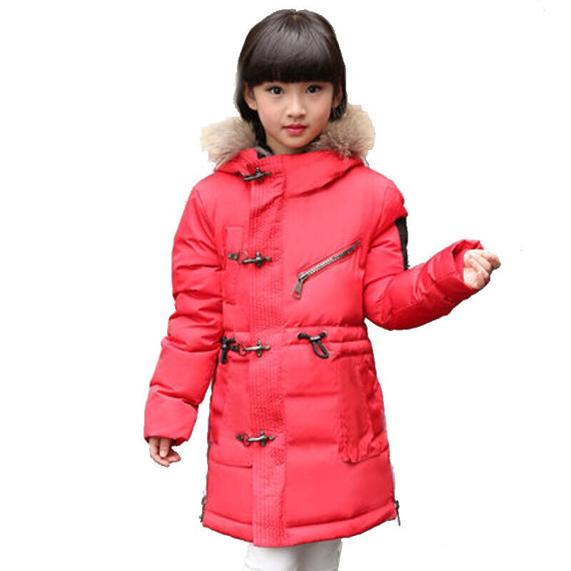 男女童羽绒服男童中长款大童装羽绒服