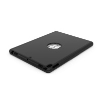 优禄苹果iPad Pro10.5英寸蓝牙键盘保护套保护壳Air3平板电脑外接键盘智能休眠七色背光可调节铝合金键盘黑色