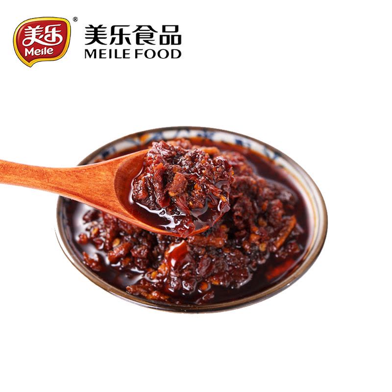 美乐 牛肉酱 220g辣椒酱拌面酱 四川下饭菜图片