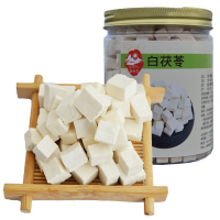福曦堂 野生 白茯苓 300克*1罐 四川 茯苓块 野生茯苓 茯苓