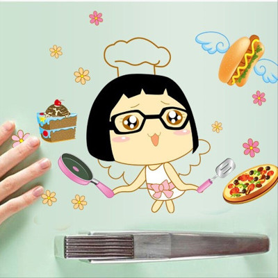 吉朵芸趣味厨房墙贴厨房卫生间灶头贴冰箱贴橱柜贴餐厅贴厨房用具贴贴