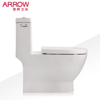 箭牌（ARROW）箭牌卫浴马桶坐便器 喷射虹吸节水防臭卫生间地排缓冲静音座便器