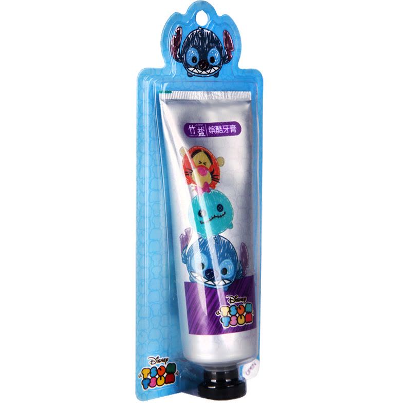LG竹盐迪士尼缤酷牙膏100g+缤酷软毛护龈牙刷 迪士尼组装礼盒祛除牙渍清新口气 防蛀固齿图片