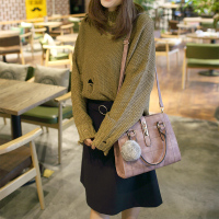 2017秋冬新款女包韩版休闲手提包包单肩包潮斜挎百搭大包