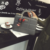 高档女包2017秋冬新款九宫格单肩斜跨手提包韩版时尚PU包包