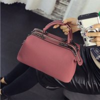 2017新款波士顿包手提包百搭女包简约枕头大包包斜挎包单肩包