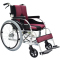 日本进口品牌一期一会手动轮椅老人轻便折叠铝合金便携代步手推车蓝色