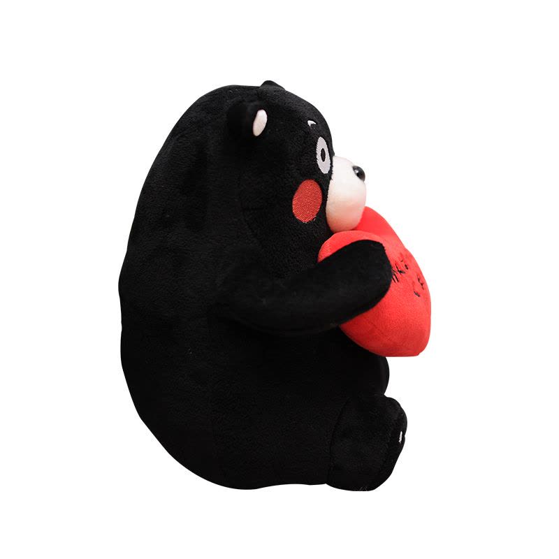 【新品首发】日本原装进口 酷MA萌（KUMAMON）熊本熊毛绒玩具 毛绒公仔 呆萌可爱 品质填充 惊讶爱心款图片