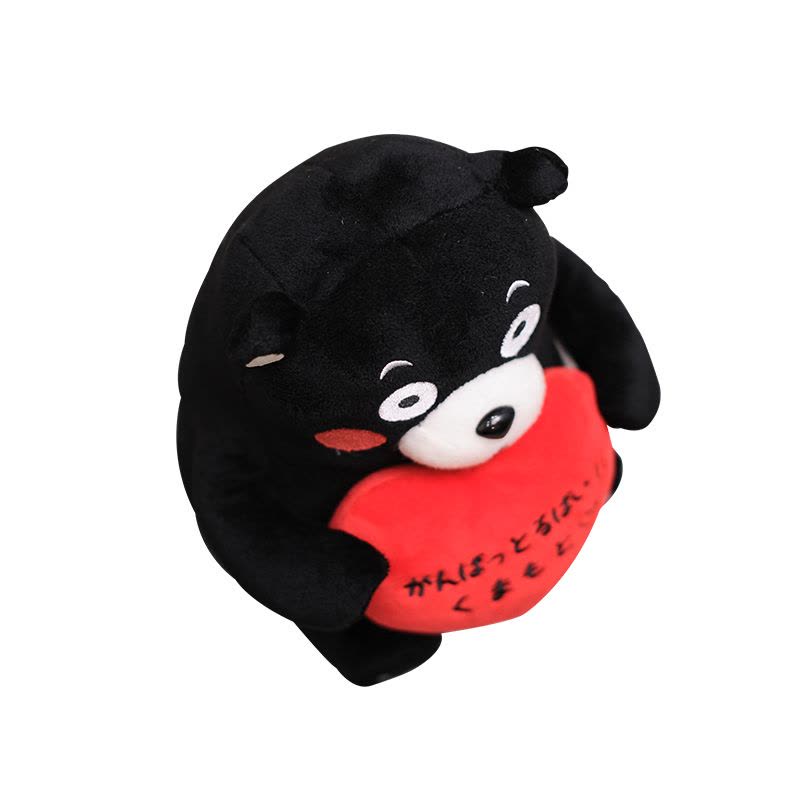 【新品首发】日本原装进口 酷MA萌（KUMAMON）熊本熊毛绒玩具 毛绒公仔 呆萌可爱 品质填充 惊讶爱心款图片