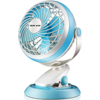 奥克斯(AUX)电风扇 FO-18A7 学生宿舍小风扇床头微风扇夹扇迷你电扇静音 机械版 台式壁扇