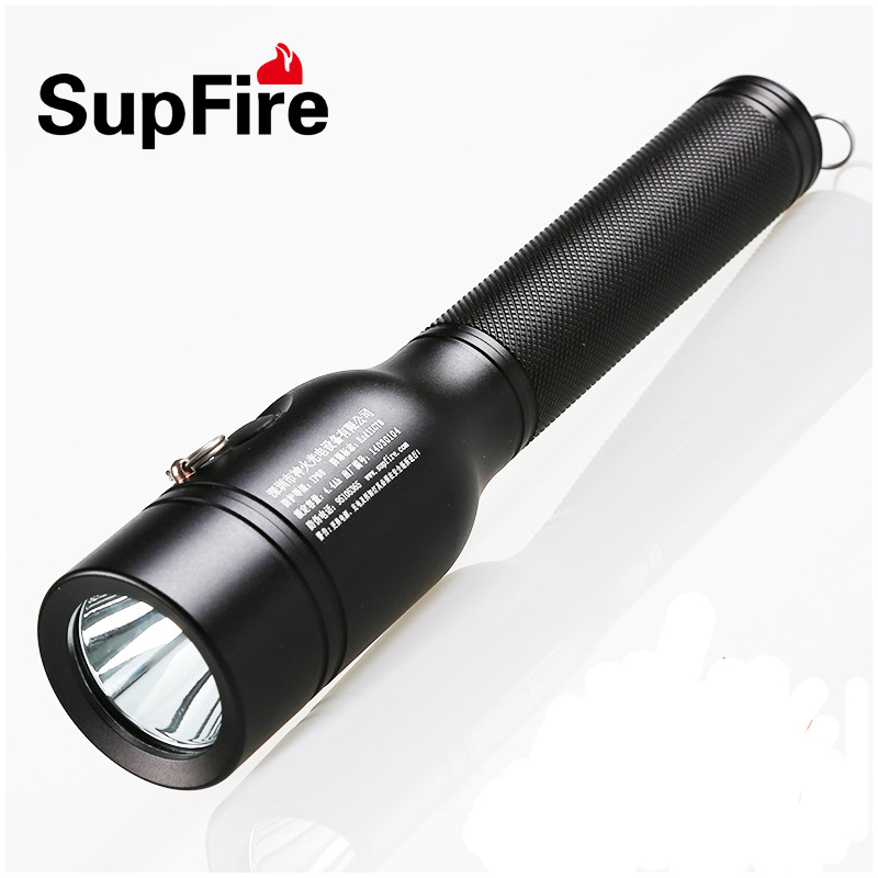 Suprire 正品SupFire神火D6 防爆强光手电筒IP68专业巡逻隔爆LED充电远射