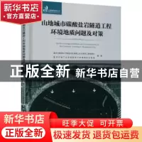 正版 山地城市碳酸盐岩隧道工程环境地质问题及对策