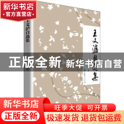 正版 王文瀘自选集 王文泸 青海人民出版社 9787225062440 书籍