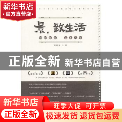 正版 景,致生活 刘晓军著 湖南美术出版社 9787535686152 书籍