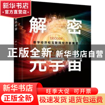 正版 解密元宇宙:数字经济和互联网经济新赛道 罗军 电子工业出