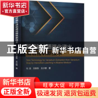 正版 钒渣碱介质强化浸出清洁提钒新技术 杜浩,王新东,王少娜著