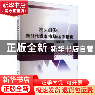 正版 潮头浪尖:新时代资本市场运作指南 赵敏著 北京工业大学出