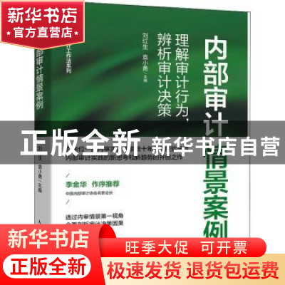 正版 内部审计情景案例:理解审计行为,辨析审计决策 刘红生,袁小