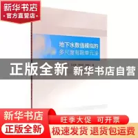 正版 地下水数值模拟的多尺度有限单元法 谢一凡[等]著 河海大学