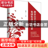 正版 教育公平视角下集团化办学新探索 沈杰著 新华出版社 97875