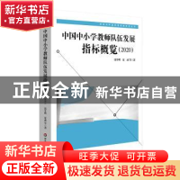 正版 中国中小学教师队伍发展指标概览(2020) 钱冬明,夏彧 华东