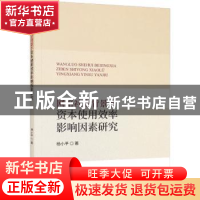 正版 网络社会背景下资本使用效率影响因素研究 杨小平 经济科学