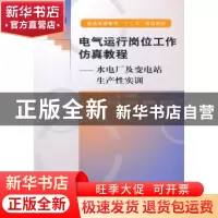 正版 电气运行岗位工作仿真教程:水电厂及变电站生产性实训 傅辉