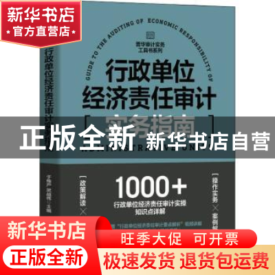 正版 行政单位经济责任审计实务指南 于维严,武战伟 人民邮电出版