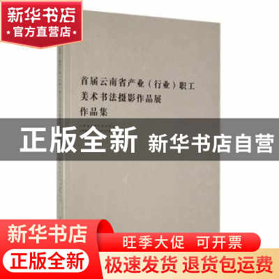 正版 首届云南省产业 (行业)职工美术书法摄影作品展作品集 云南