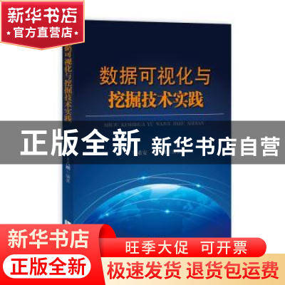 正版 数据可视化与挖掘技术实践 朱希安,王占刚编著 知识产权出