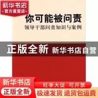 正版 你可能被问责:领导干部问责知识与案例 董武主编 团结出版社