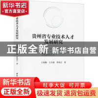 正版 贵州省专业技术人才发展研究 王见敏,王大权,罗靖之著 中